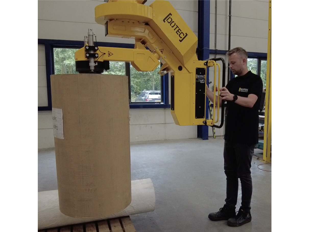 Precision in paper roll handling equipment